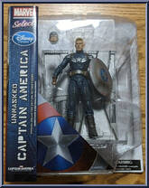 Captain America (Unmasked) from Marvel Select - Exclusives - Disney Store manufactured by Diamond Select [Front]
