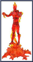 Human Torch from Marvel Select - Basic Series manufactured by Diamond Select [Loose]