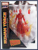 Human Torch from Marvel Select - Basic Series manufactured by Diamond Select [Front]