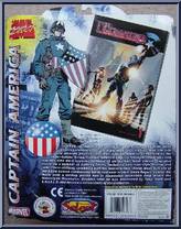 WWII Captain America from Marvel Select - Basic Series manufactured by Diamond Select [Back]