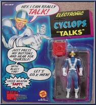 Cyclops from Marvel - Super Heroes - Electronic "Talks" manufactured by Toy Biz [Front]