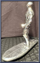 Silver Surfer (Speed Surfing) from Marvel - Super Heroes - Series 3 manufactured by Toy Biz [Loose]