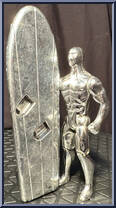 Silver Surfer (Speed Surfing) from Marvel - Super Heroes - Series 3 manufactured by Toy Biz [Loose]