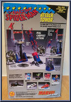 Spider-Man Attack Tower from Marvel - Super Heroes - Accessories manufactured by Toy Biz [Back]