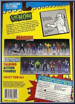 Venom (Flicking Tongue) from Marvel - Super Heroes - Series 3 manufactured by Toy Biz [Back]