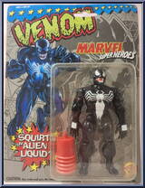Venom (Squirts Alien Liquid) from Marvel - Super Heroes - Series 4 manufactured by Toy Biz [Front]