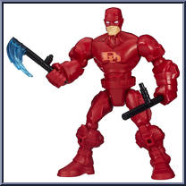 Daredevil from Marvel Super Hero Mashers - Basic Series manufactured by Hasbro [Loose]