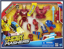 Iron Man from Marvel Super Hero Mashers - Electronic Deluxe manufactured by Hasbro [Front]