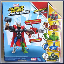 Thor (Launching Hammer Missile) from Marvel Super Hero Mashers - Deluxe manufactured by Hasbro [Back]