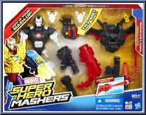 War Machine (Launching Missile) from Marvel Super Hero Mashers - Electronic Deluxe manufactured by Hasbro [Front]