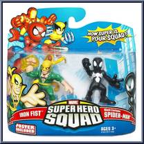 Iron Fist & Spider-Man (Black Costume) Action Figure