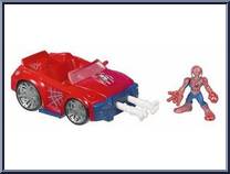Spider Racer from Marvel Super Hero Squad - Spider-Man Vehicles manufactured by Hasbro [Loose]