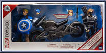 Captain America Motorcycle Set Action Figure