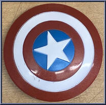 Captain America from Marvel Universe - 10" Scale - Series  1 manufactured by Toy Biz [Loose]