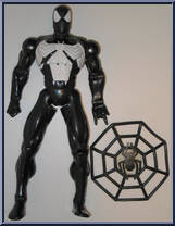 Spider-Man (Black Costume) from Marvel Universe - 10" Scale - Series  3 manufactured by Toy Biz [Loose]