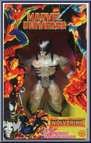 Wolverine (Battle Ravaged) from Marvel Universe - 10" Scale - Series  1 manufactured by Toy Biz [Front]