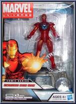 Extremis Iron Man (Translucent) from Marvel Universe - Avengers Assemble - Comic Series 2 manufactured by Hasbro [Front]