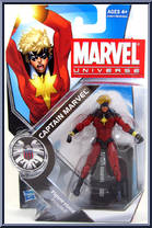 Captain Marvel from Marvel Universe - Fury Files - Wave 12 manufactured by Hasbro [Front]