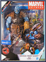 Savage Frost Giant / Loki from Marvel Universe - Fury Files - Gigantic Battles manufactured by Hasbro [Front]
