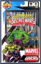 Hulk / Cyclops from Marvel Universe - Fury Files - Comic Packs - Secret Wars manufactured by Hasbro [Front]