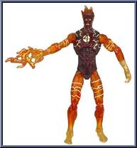 Human Torch (Flamed On) Action Figure
