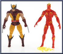 Human Torch / Wolverine Action Figure