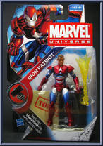 Iron Patriot (Unmasked) from Marvel Universe - Fury Files - Wave  9 manufactured by Hasbro [Front]