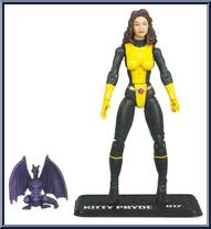 Kitty Pryde (with Lockheed) from Marvel Universe - Fury Files - Wave  8 manufactured by Hasbro [Loose]