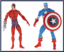 Captain America / Klaw from Marvel Universe - Fury Files - Comic Packs - Secret Wars manufactured by Hasbro [Loose]