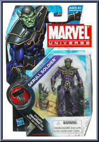Skrull Soldier from Marvel Universe - Fury Files - Wave  9 manufactured by Hasbro [Front]