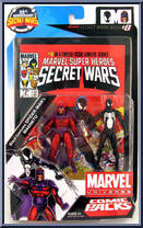 Spider-Man (Black Costume) / Magneto from Marvel Universe - Fury Files - Comic Packs - Secret Wars manufactured by Hasbro [Front]