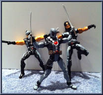 X-Force (Warpath / Deadpool / Wolverine) from Marvel Universe - Fury Files - Box Sets manufactured by Hasbro [Loose]