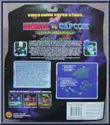 War Machine vs. Mega Man from Marvel vs Capcom - Basic Series manufactured by Toy Biz [Back]