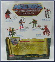 Dragstor from Masters of the Universe - Classics - Basic Series manufactured by Mattel [Back]