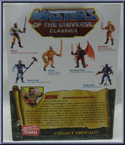 Jitsu from Masters of the Universe - Classics - Basic Series manufactured by Mattel [Back]