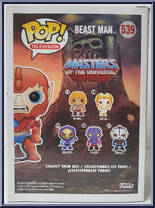 Beast Man (Flocked) from Masters of the Universe - Pop! Vinyl Figures manufactured by Funko [Back]