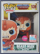 Beast Man (Flocked) from Masters of the Universe - Pop! Vinyl Figures manufactured by Funko [Front]