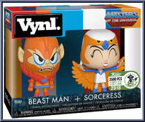 Beast Man + Sorceress from Masters of the Universe - Vinyl manufactured by Funko [Front]