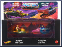 Wind Raider vs Land Shark from Masters of the Universe - Hot Wheels manufactured by Mattel [Front]