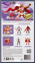Ultimate Warrior from Masters of the WWE Universe - Wave 6 manufactured by Mattel [Back]