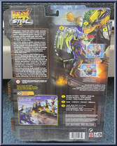 Psycho (Secret Attack Blaster) from Max Steel - 2001 Basic manufactured by Mattel [Back]