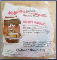 Corny McNugget from McDonald's - McNugget Buddies manufactured by Hasbro [Front]
