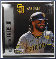 Fernando Tatis Jr. (San Diego Padres) (Platinum) from McFarlane's Sports Picks - MLB - 2025 Series manufactured by McFarlane [Back]
