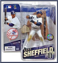 Gary Sheffield (White Jersey) from McFarlane's Sports Picks - MLB - Series 16 manufactured by McFarlane [Front]