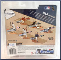 Manny Ramirez (White Jersey) from McFarlane's Sports Picks - MLB - Series 16 manufactured by McFarlane [Back]