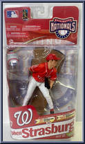 Stephen Strasburg (Red Jersey) from McFarlane's Sports Picks - MLB - Series 27 manufactured by McFarlane [Front]