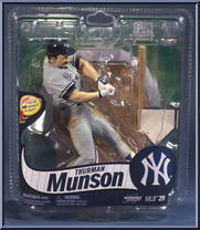 Thurman Munson (Gray Uniform) from McFarlane's Sports Picks - MLB - Series 29 manufactured by McFarlane [Front]