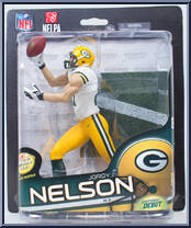 Jordy Nelson (White Jersey) from McFarlane's Sports Picks - NFL - Series 32 manufactured by McFarlane [Front]
