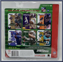 Mark Brunell (Blue Jersey / No Helmet / Dirty) from McFarlane's Sports Picks - NFL - Series  2 manufactured by McFarlane [Back]