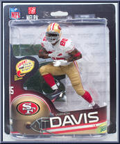 Vernon Davis (White Jersey) from McFarlane's Sports Picks - NFL - Series 32 manufactured by McFarlane [Front]